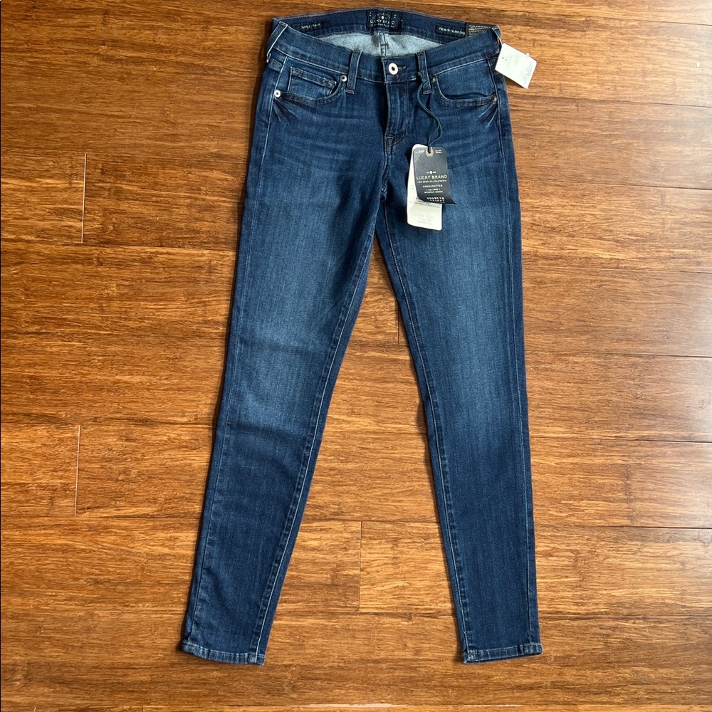 charlie skinny jeans lucky brand Ultra luxe Italian Stretch W 6/28 L29” 28 ankle